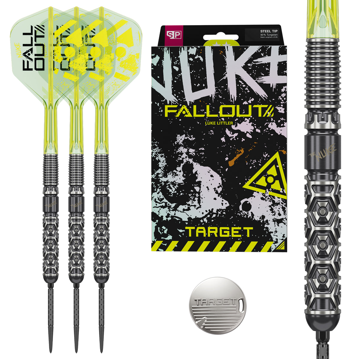 Target Luke Littler Fallout Steel Dart