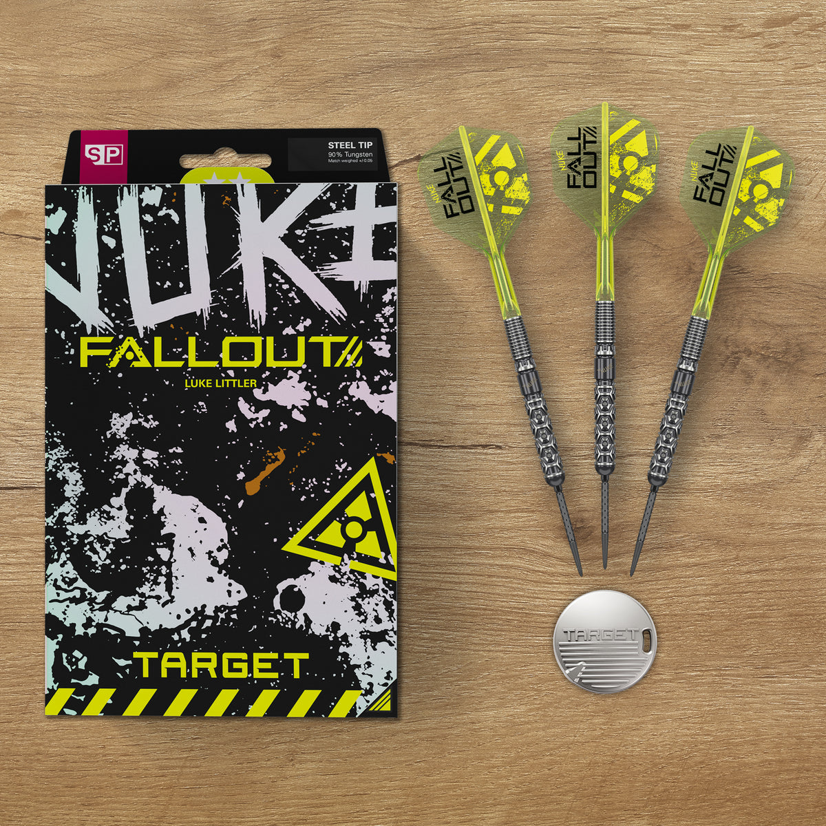 Target Luke Littler Fallout Steel Dart