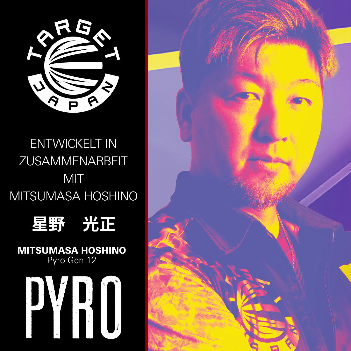 Target Mitsumasa Hoshino Pyro Gen 12 Steel Dart