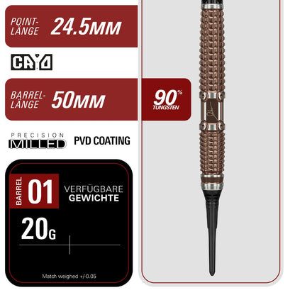 Target Paul Lim The Legend Gen 10 20g Soft Dart