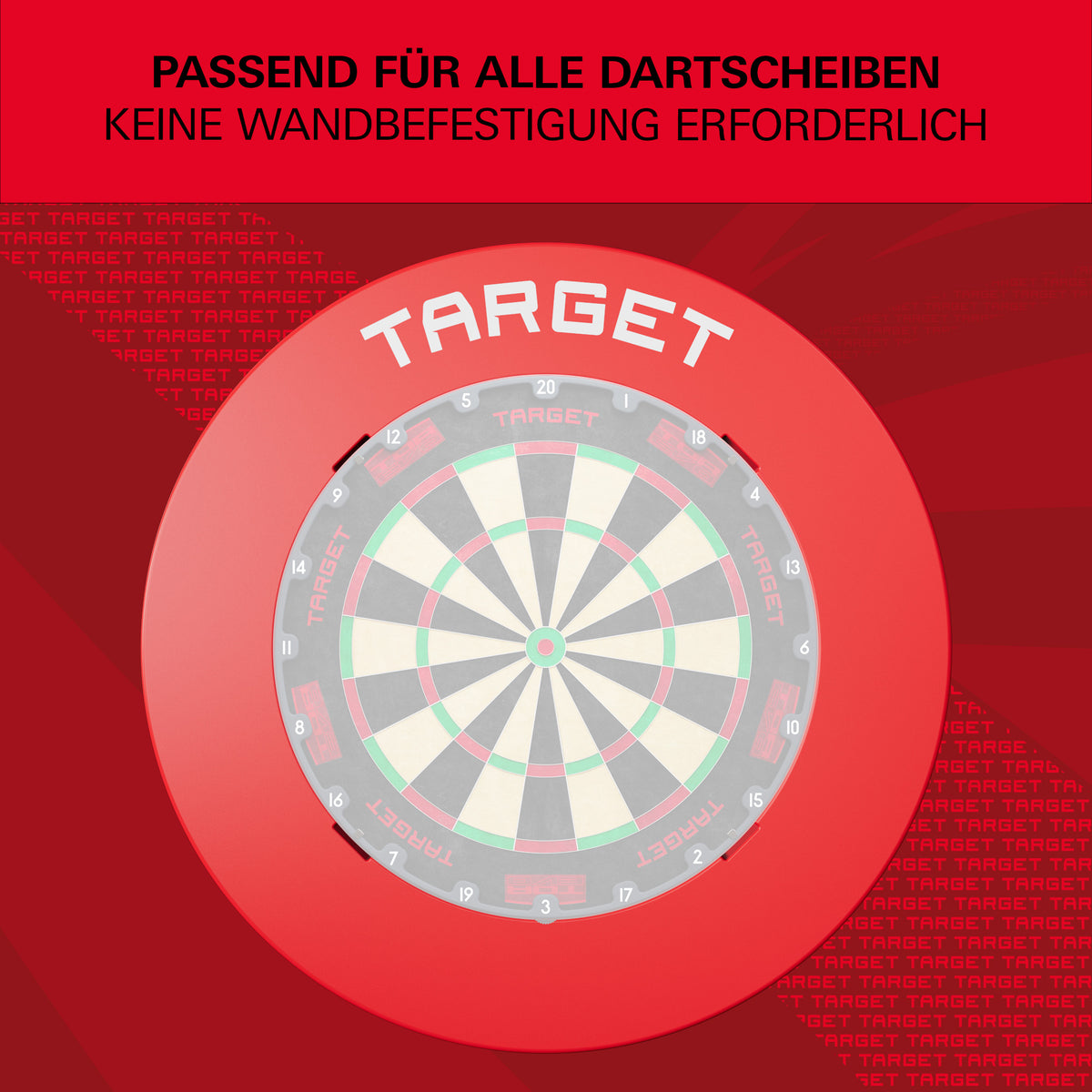 Target Red Notched Surround