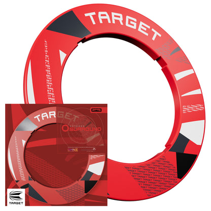 Target Red Patterned Notched Surround