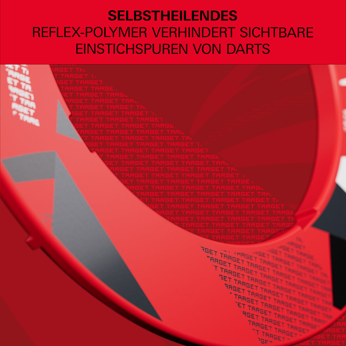 Target Red Patterned Notched Surround