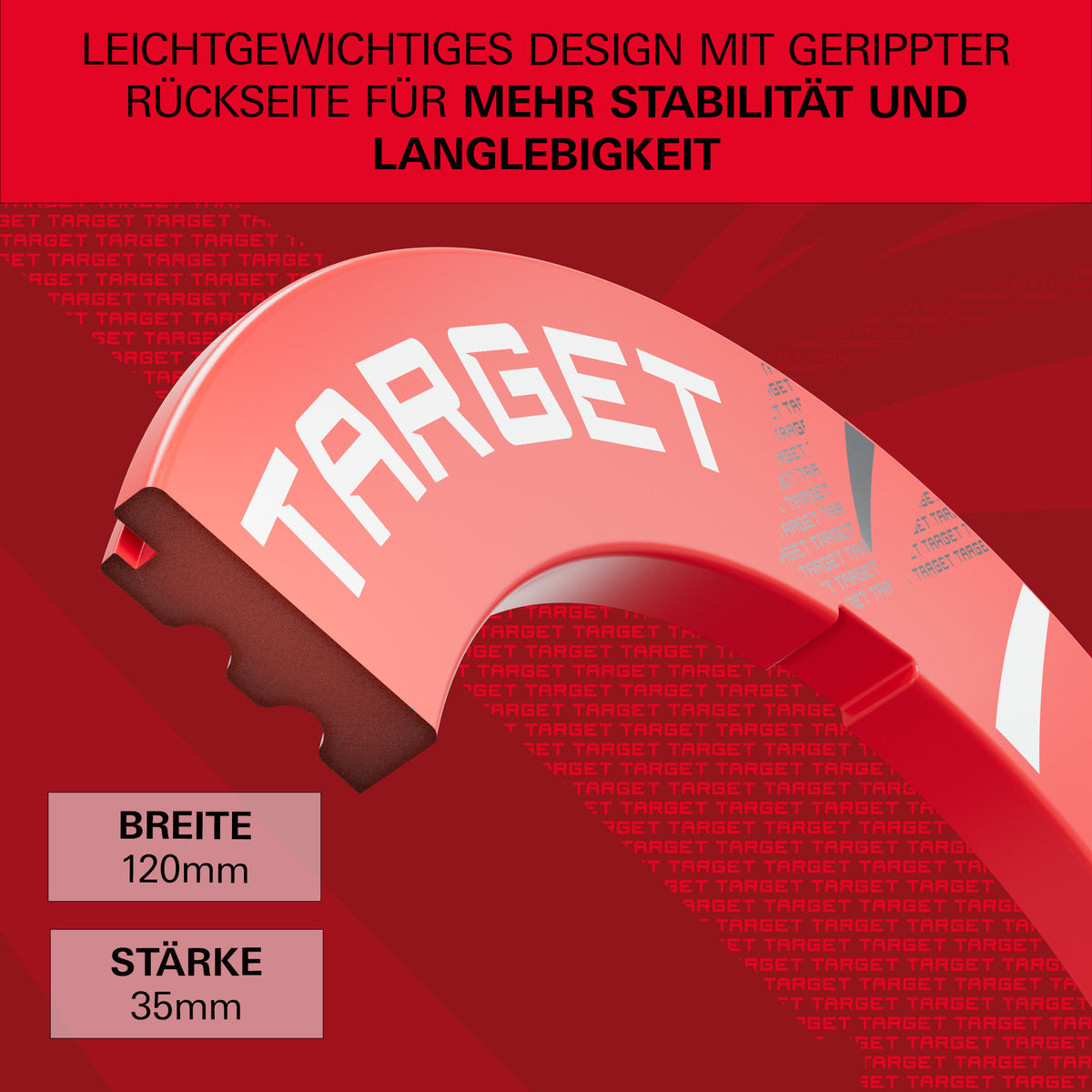Target Red Patterned Notched Surround