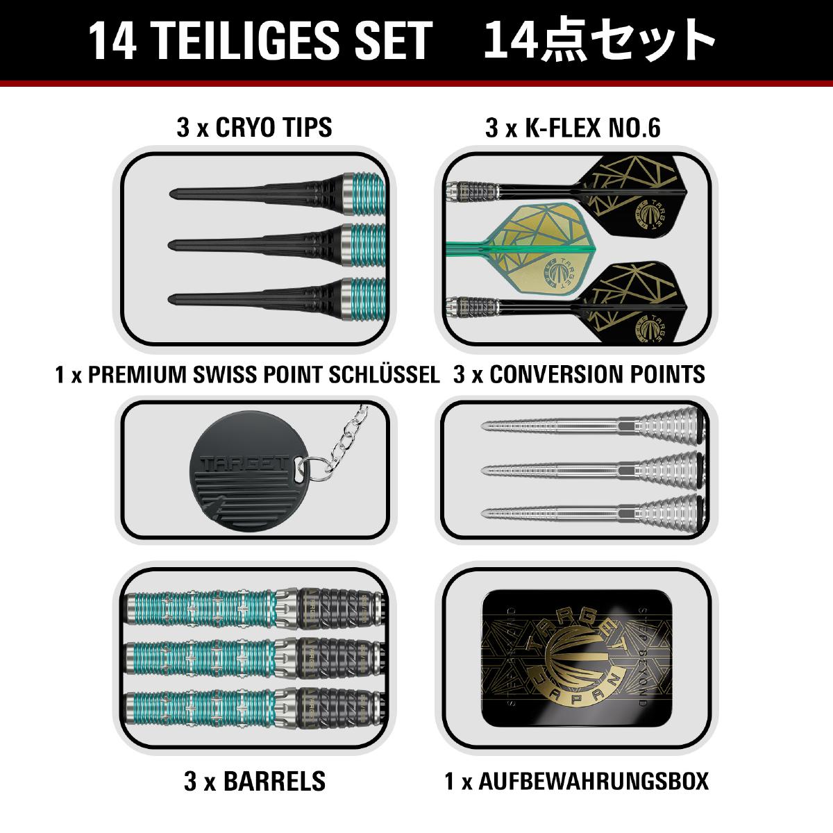 Target The Miracle X Rising Sun Limited Edition 21,5g Soft Dart