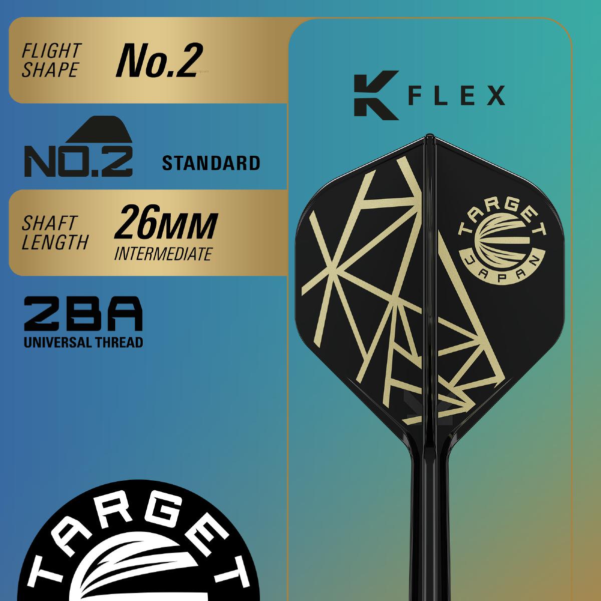 Target The Miracle × Rising Sun Limited Edition Steel Dart