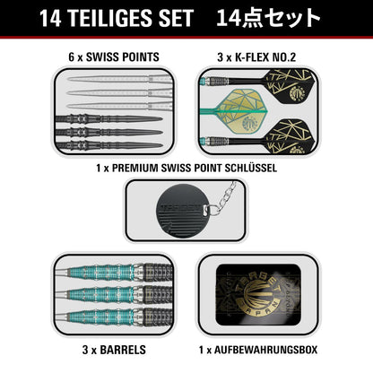 Target The Miracle × Rising Sun Limited Edition Steel Dart