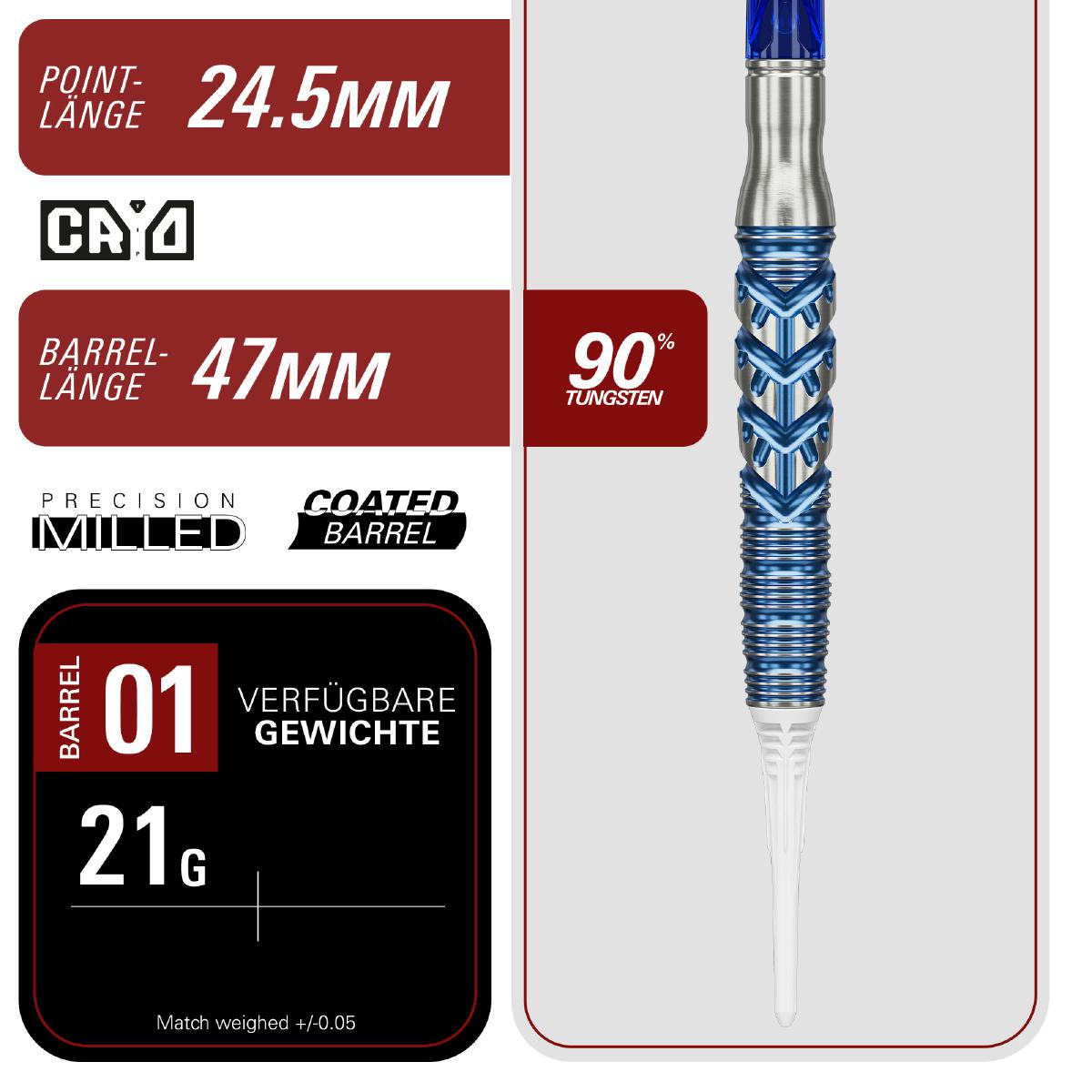 Target Toru Suzuki Sereno Gen 3 21g Soft Dart
