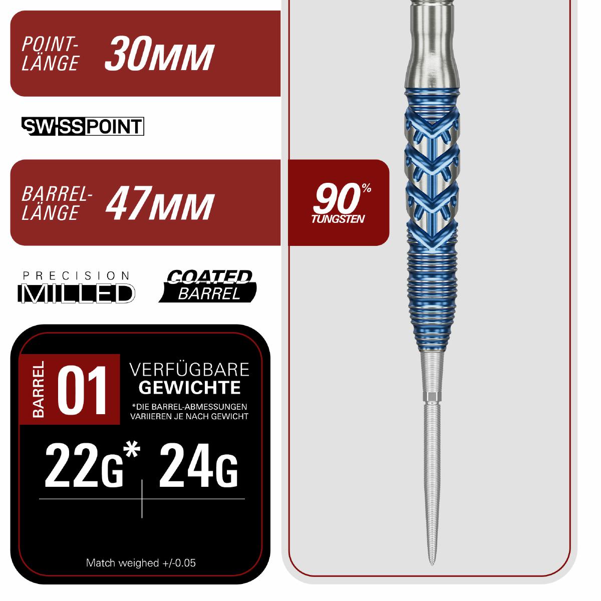 Target Toru Suzuki Sereno Gen 3 Steel Dart
