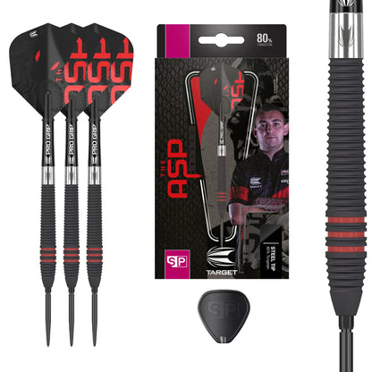 Target Steel Dart Set Nathan Aspinall 80% Black