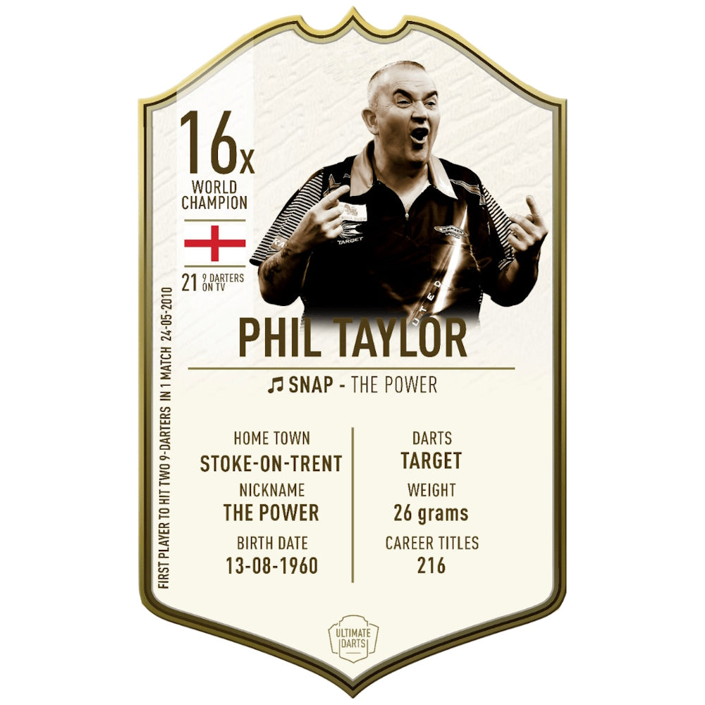 Ultimate Card Immortals Phil Taylor