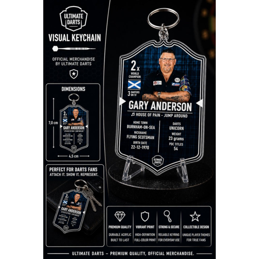 Ultimate Card Schlüsselanhänger Gary Anderson