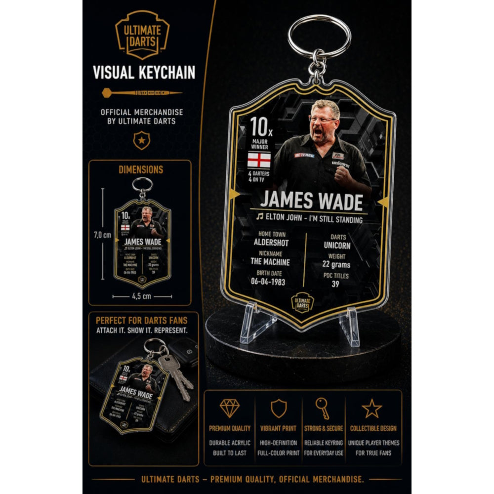 Ultimate Card Schlüsselanhänger James Wade