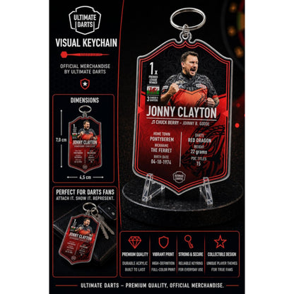 Ultimate Card Schlüsselanhänger Jonny Clayton