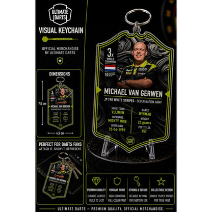 Ultimate Card Schlüsselanhänger Michael Van Gerwen