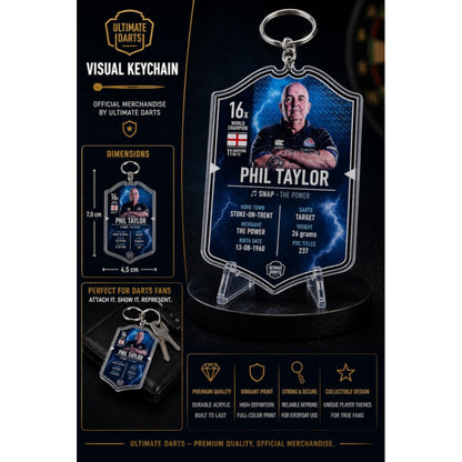 Ultimate Card Schlüsselanhänger Phil Taylor