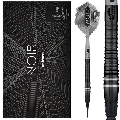 Unicorn Dart Set Gary Anderson Noir Phase 6