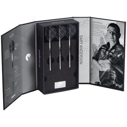 Unicorn Steel Dart Set Gary Anderson Phase 3 Noir