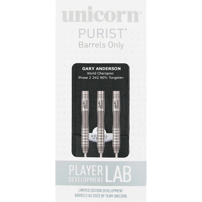 Unicorn Steel Barrel Set Purist Gary Anderson Phase 2