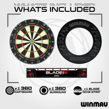 Winmau Blade 360 Dartboard Surround und Dart Kit