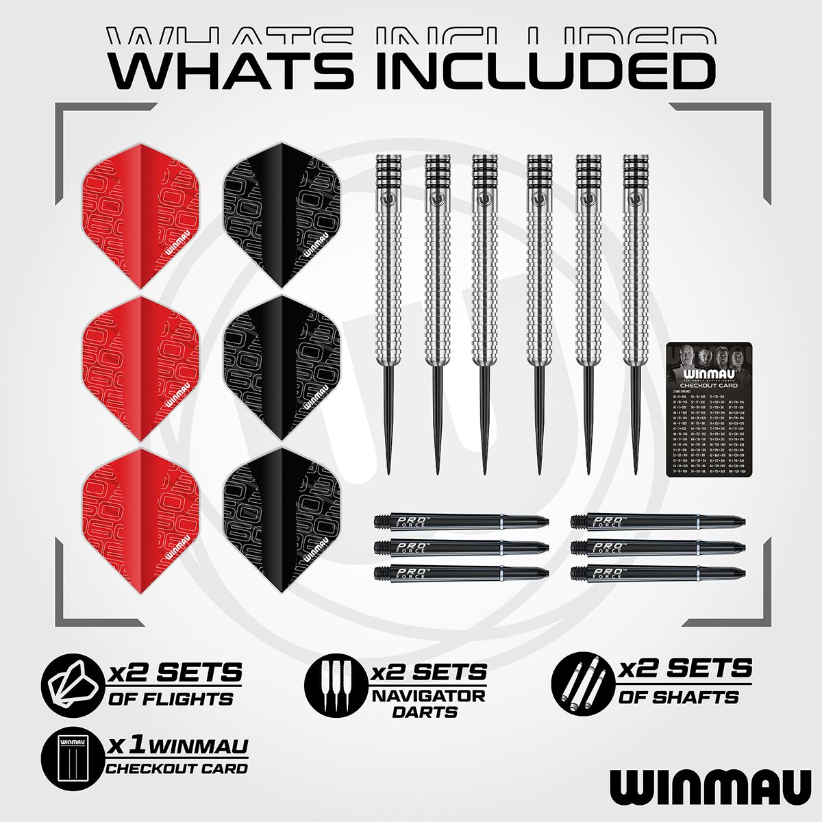 Winmau Blade 360 Dartboard Surround und Dart Kit