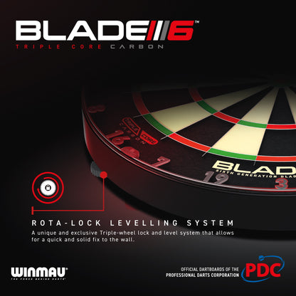 Winmau Blade 6 Triple Core Carbon Dart Board