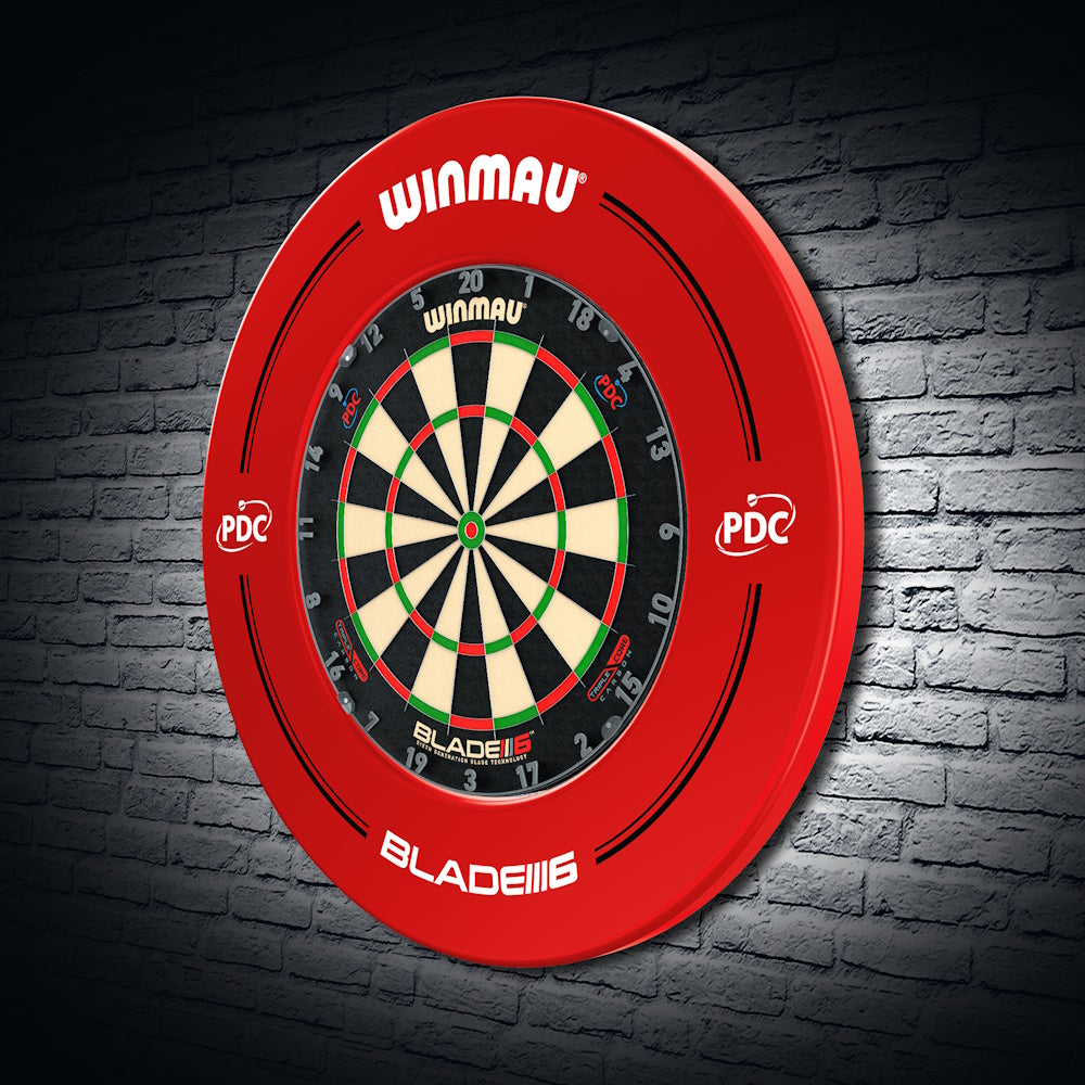 Winmau Dartboard Surround PDC Red