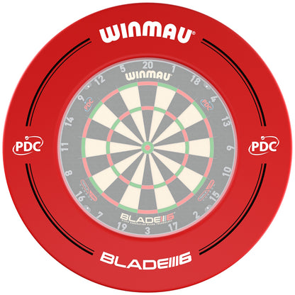 Winmau Dartboard Surround PDC Red