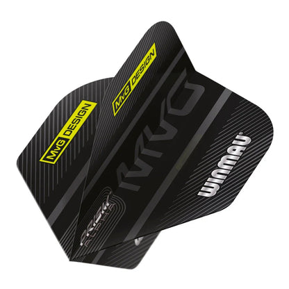 Winmau Flight MVG Logo Schwarz & Grau