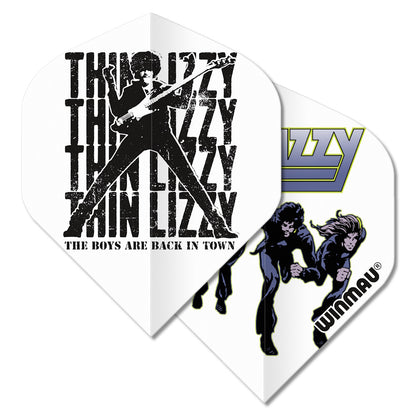 Winmau Flight Rock Legends Thin Lizzy White