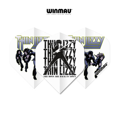Winmau Flight Rock Legends Thin Lizzy White
