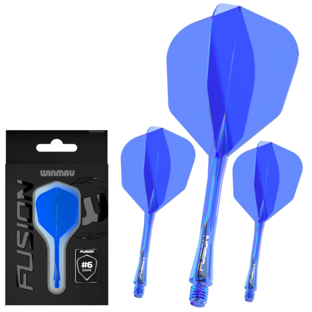 Winmau Flightsystem Fusion Blau No6