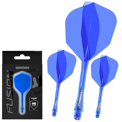Winmau Flightsystem Fusion Blau No6