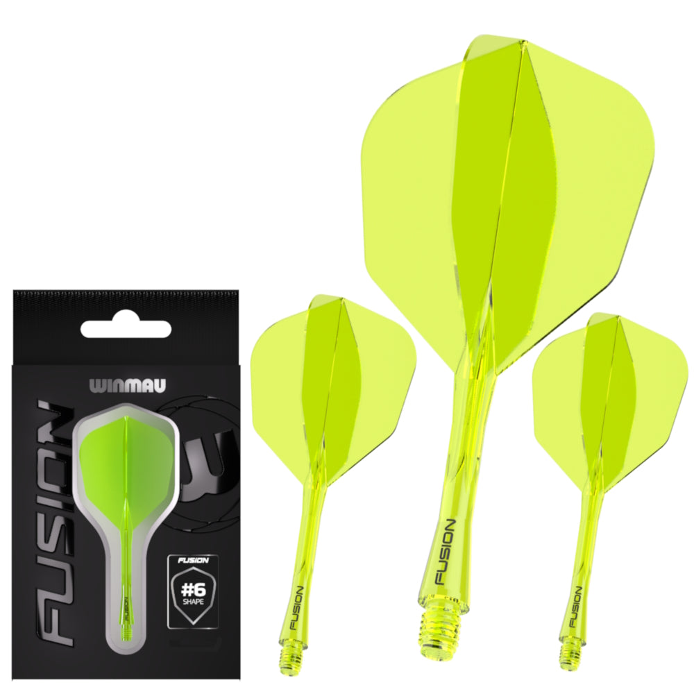 Winmau Flightsystem Fusion Gelb No6