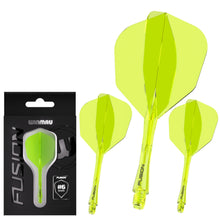 Winmau Flightsystem Fusion Gelb No6