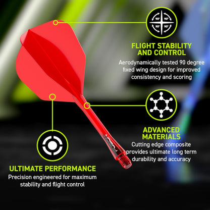 Winmau Flightsystem Fusion Rot No6