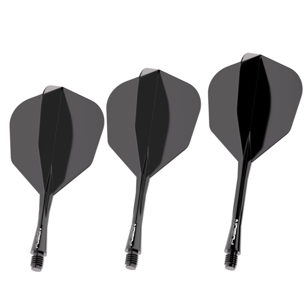Winmau Flightsystem Fusion Schwarz No6