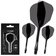 Winmau Flightsystem Fusion Schwarz No6