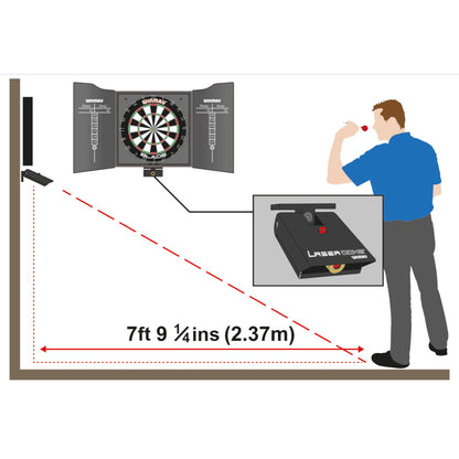 winmau-laser-oche-abstand