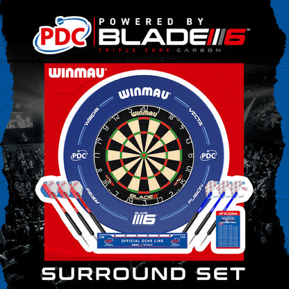 Winmau PDC Dartboard und Surround Kit