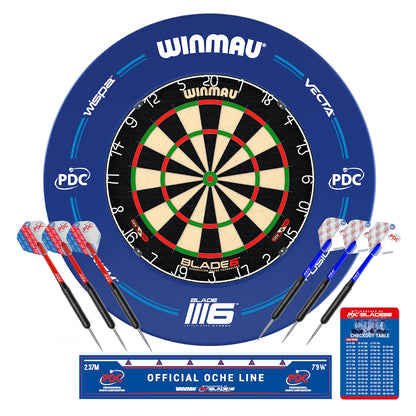 Winmau PDC Dartboard und Surround Kit