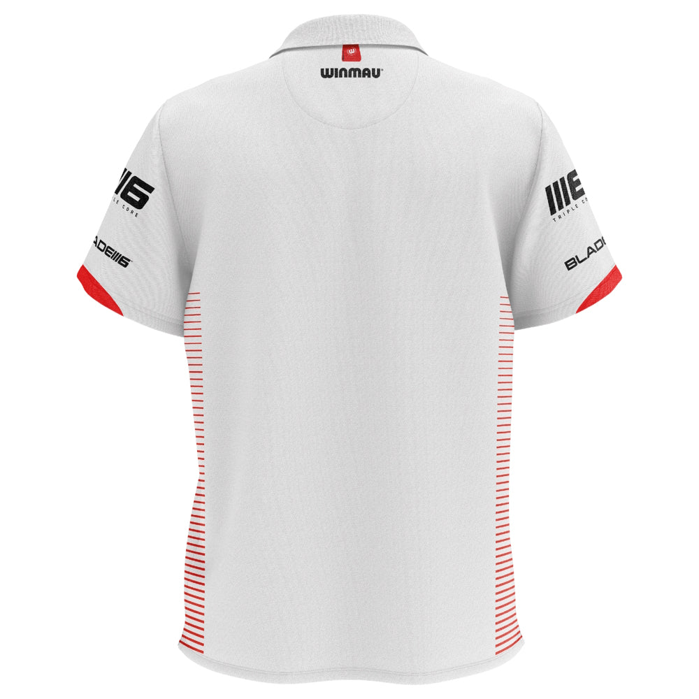 Winmau Dart Shirt Pro-Line Weiß