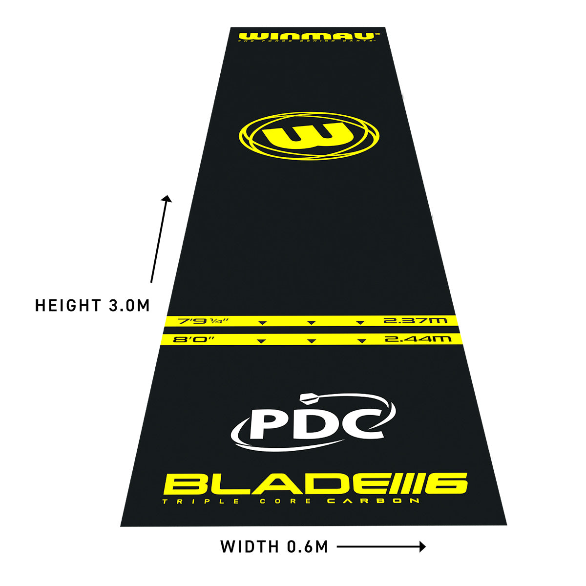 Winmau Pro Zone Essential PVC Dartmatte