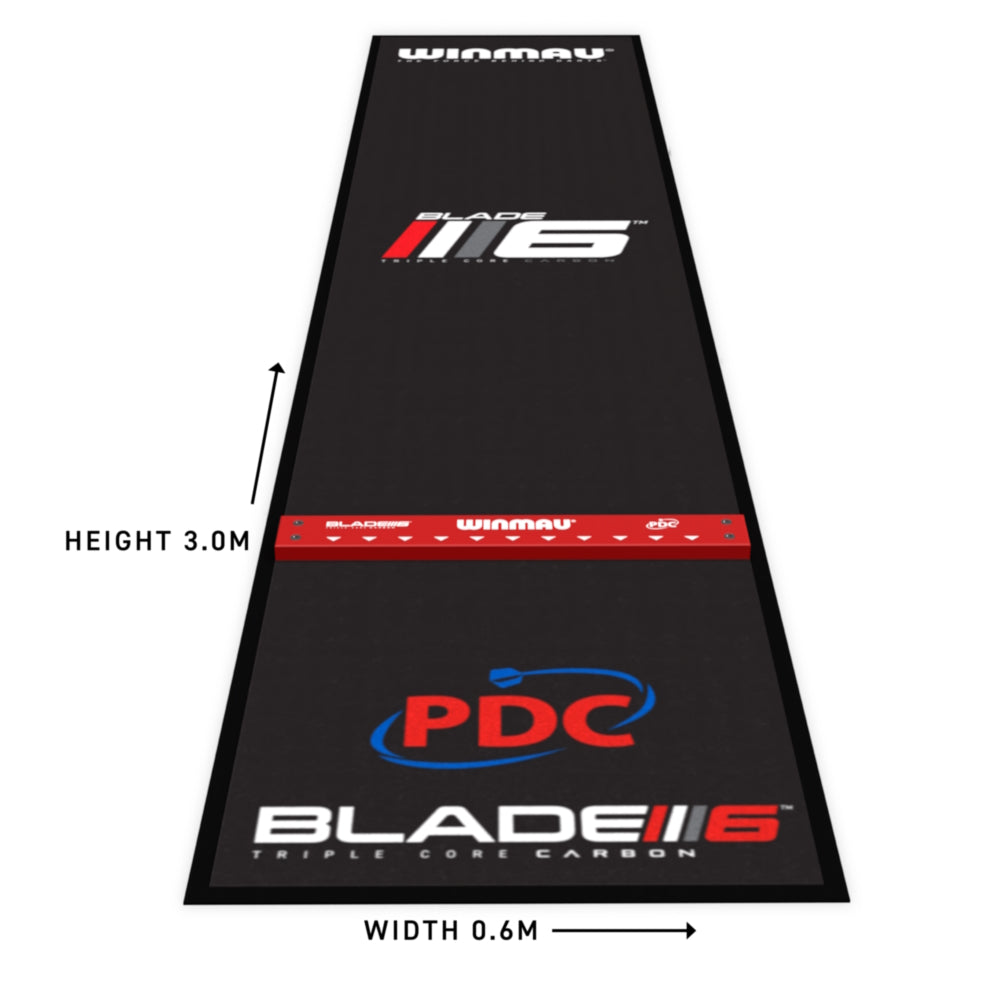 Winmau Pro Zone Precision Blade 6 + Integrated Oche Dartmatte