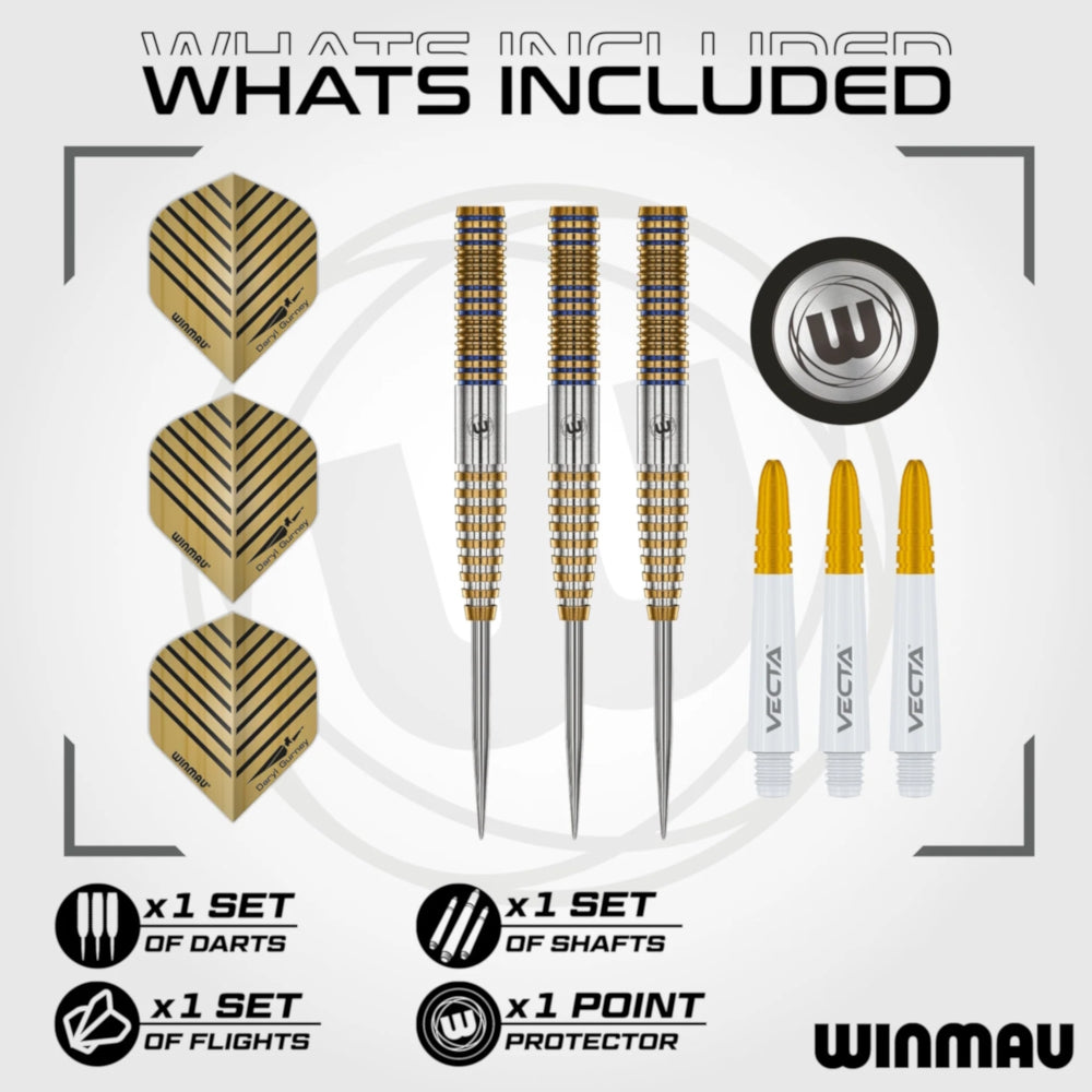 Winmau Steel Dart Set Daryl Gurney 95% Signature Edition 23g