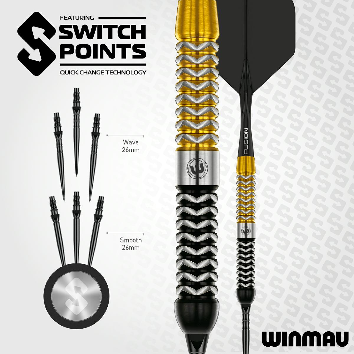 Winmau Steel Dart Set Exion Parallel