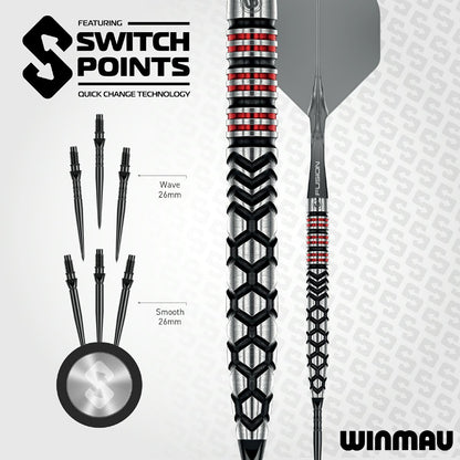 Winmau Steel Dart Set Fornax Tapered