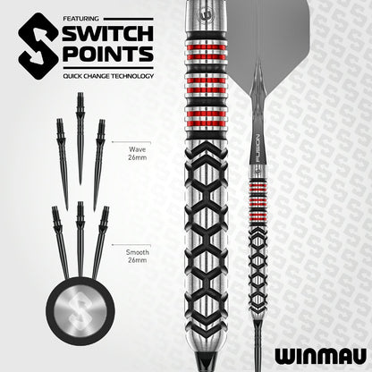 Winmau Steel Dart Set Fornex Parallel