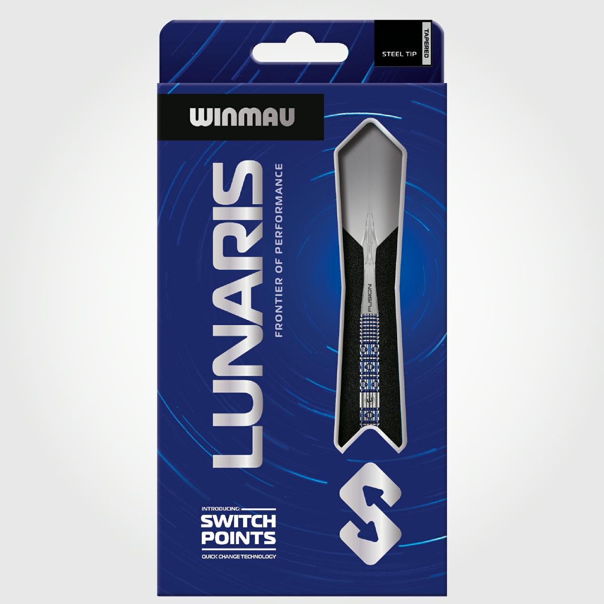 Winmau Steel Dart Set Lunaris Tapered