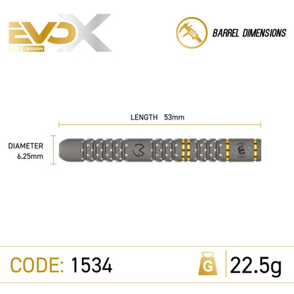 Winmau Steel Dart Set Michael Van Gerwen EVO X